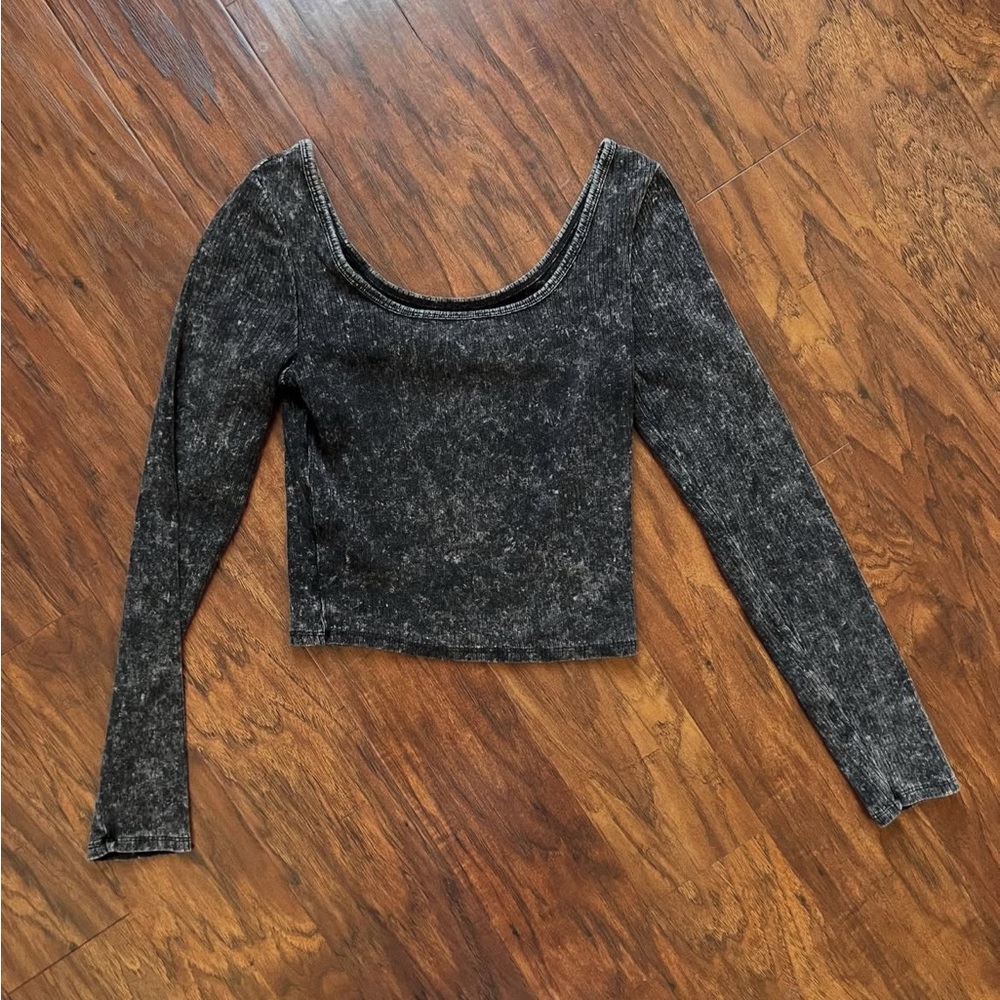 Wild Fable Black Long Sleeve Top